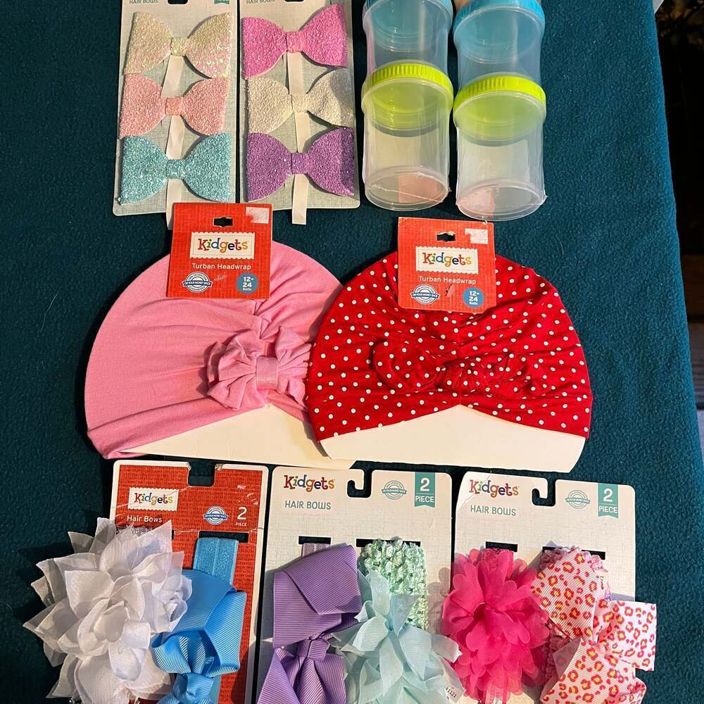 Baby girl accessories lot